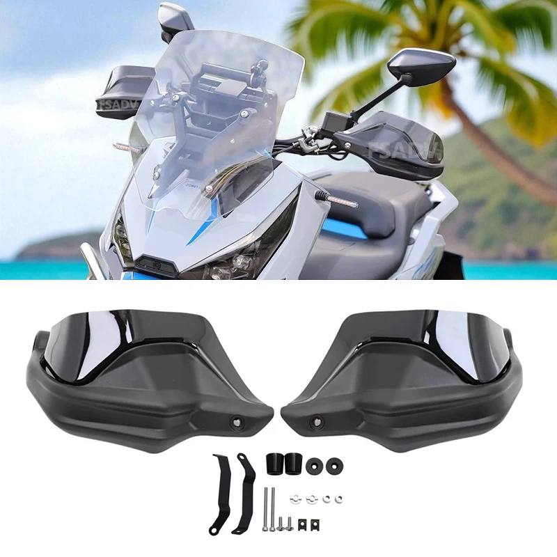 

Для ZONTES ZT368G 368 G 368g 2024 2025 мотоциклетная защита для рук, защита для лобового стекла, карбоновые черные поручни