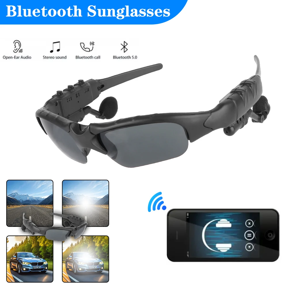 

Music & Call Sports Cycling Audio Glasses Outdoor 4.1 Stereo Bluetooth Headphones Surround Sound Headphones Polarized Sunglasses