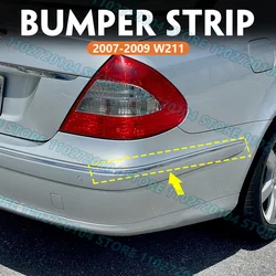 for 2007-2009 W211 Mercedes Benz E320 E350 E550, E63 AMG Front Rear Bumper Chrome Strip Trim 2118852321 2118852721