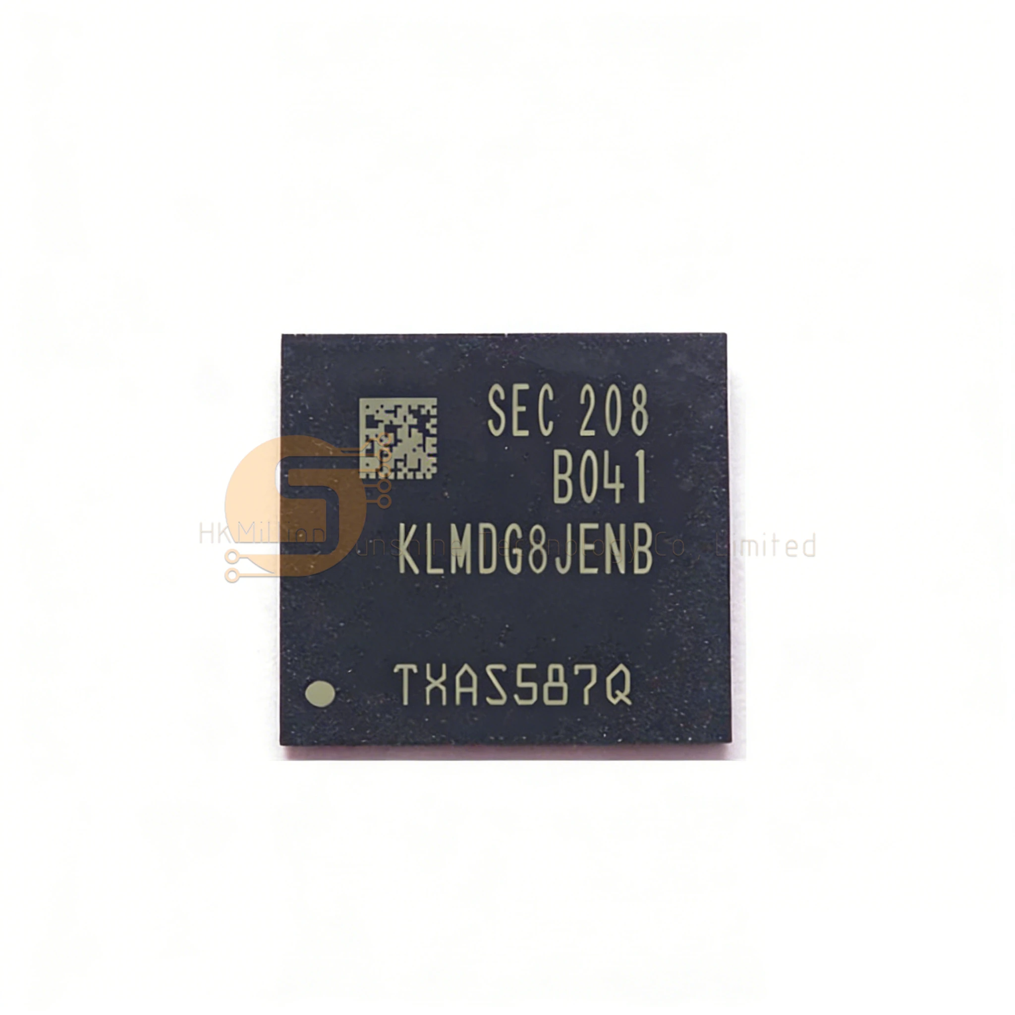 

EMMC KLMDG8JENB-B041 FBGA-153 128GB Чип памяти, новый и оригинальный