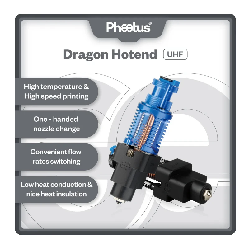 H Dragon Hotend ST HF UHF For Voron 3D Printer Extruder Extrusion Head for V6 Hotend for Titan DDB Direct drive Bowden