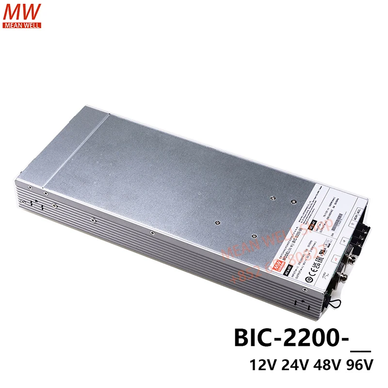 MEAN WELL AC DC Bidirectional Power Supply with Energy Recycle Function BIC-2200-12CAN BIC-2200-24CAN BIC-2200-48CAN BIC-2200-96