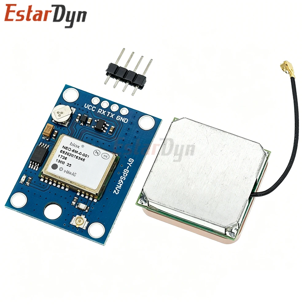 

Estardyn GY-NEO6MV2 ublox NEO-6M GPS Module with Ceramic Antenna EEPROM for APM2.5 MWC Arduino