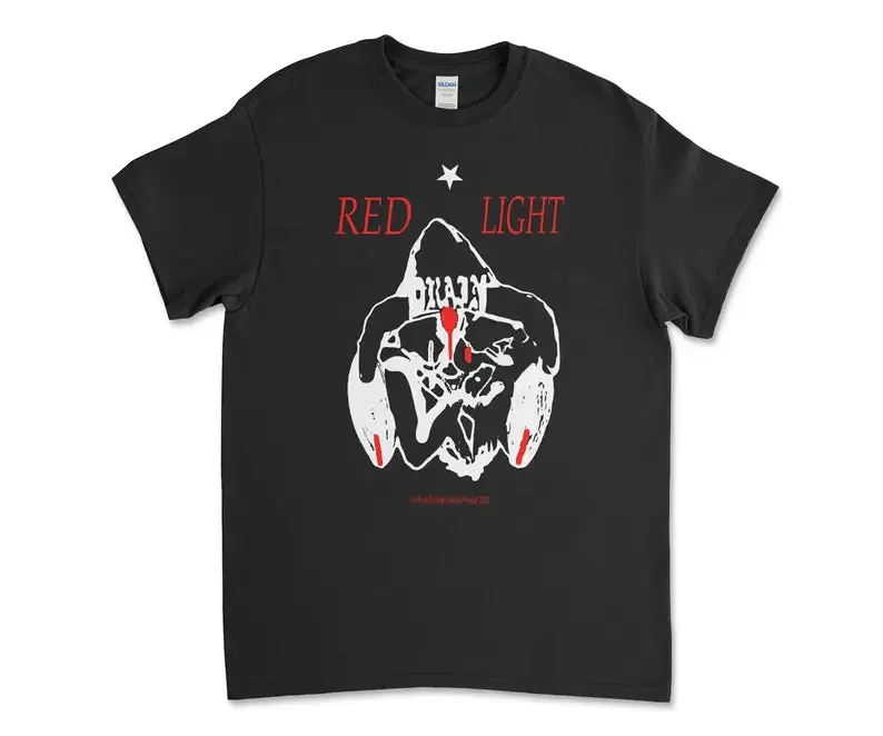 

Bladee Red Light Black Tee