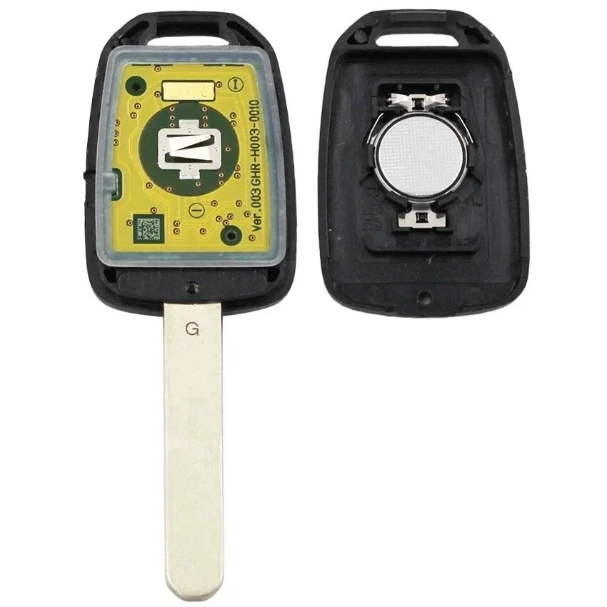 KEYECU Original OEM Remote Head Key FOB 314MHz for H*ONDA A*CCORD 2013-2015 C*IVIC 2014-2015 PN: 35118-T2A-A20 / MLBHLIK6-1T