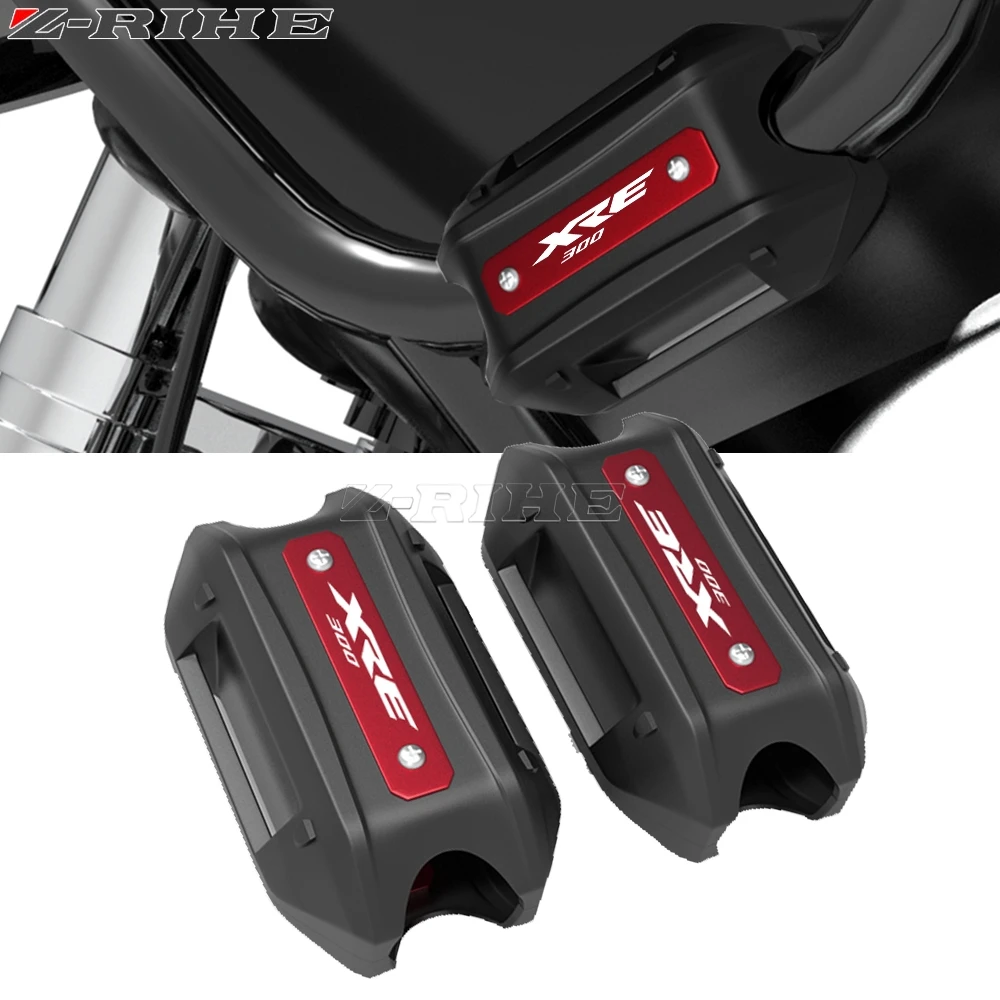 

25mm For HONDA XRE300 XRE 300 2022 Motorcycle Crash Bar Bumper Engine Guard Protection Decorative Block Accessories 2024 2023