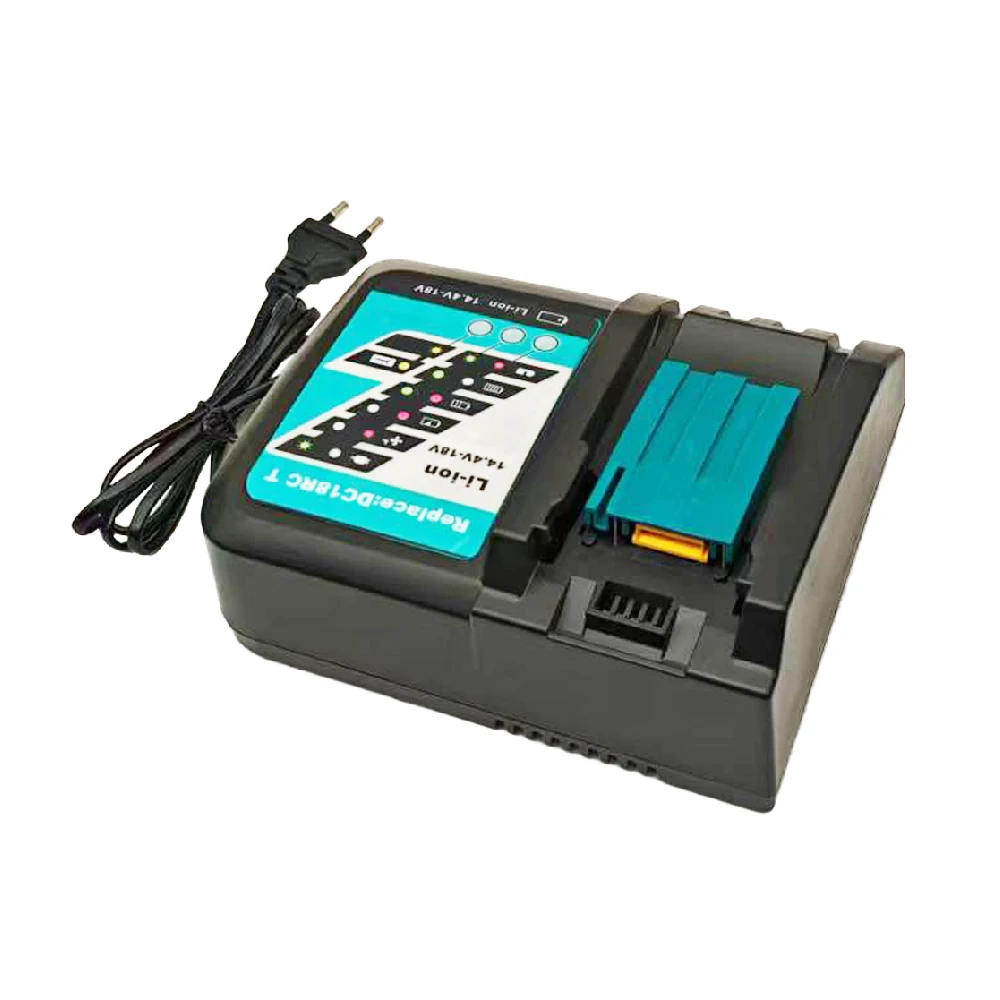 Lithium-Batterieladegerät DC18RC für Makita 18V 14,4V Li-Ionen-Akkus BL1815 BL1860 BL1430 BL1830 DC18RD DC18SF DC18RE – Detail 3