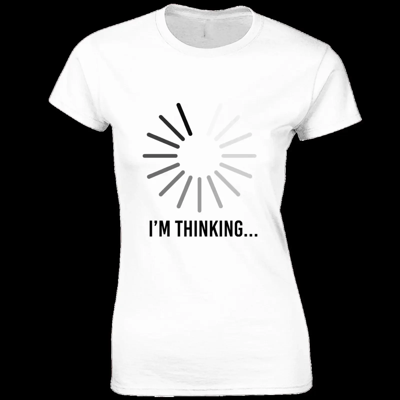 I'M THINKING PUFFERING DAMEN T SHIRT LUSTIG WITZ DESIGN GAMER GESCHENK PC GAMING TOP vintage Washed homme Unisex Casual