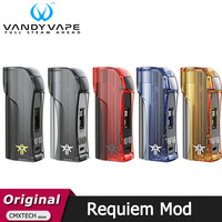 Original Vandy Vape REQUIEM MOD 95W E Cigarette Box Mod VV/VW/TC Vape Support REQUIEM RTA Tank 18650/21700 Vaporizer