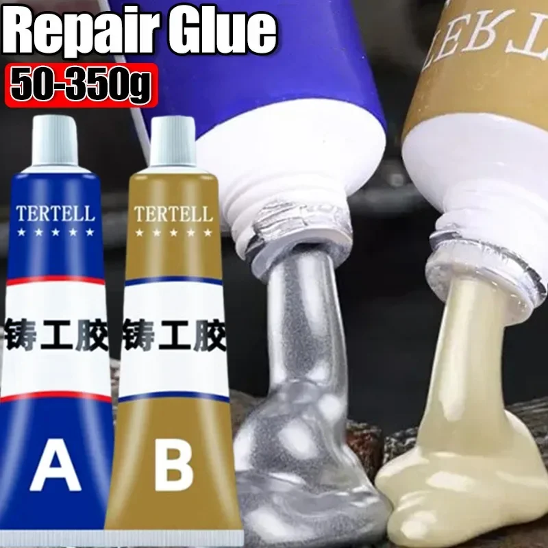 Strong Metal Repair Glue High Temperature Metal Repair Glue AB Sealant Repair Paste Cold Agent Weld Caulk Cast Adhesive Glues