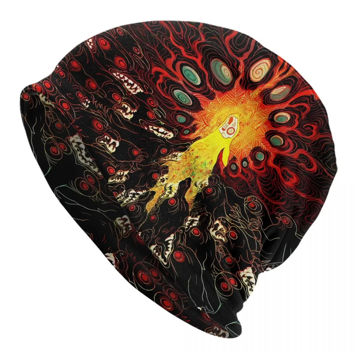 Mutierte Wölfe Mützen Mützen Hut Mode Motorhaube Hüte Männer