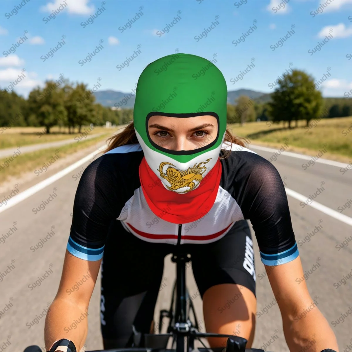 Iran Persia Lion Cycling Balaclava Full Face Ski Cover sun protective scarf Windproof Breathable Anti-UV Motorcycle Helmet Liner view 6