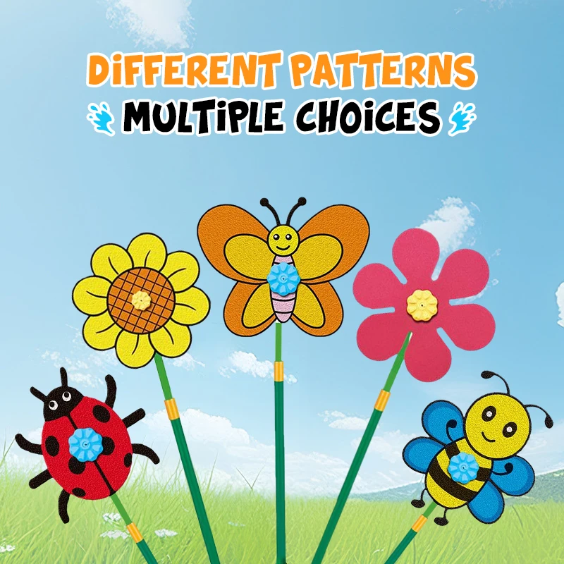 해바라기 곤충 호스 스프링클러 물 장난감 정원 식물 급수 야외 잔디 나비 스프링클러 헤드 샤워 물 게임 어린이 장난감