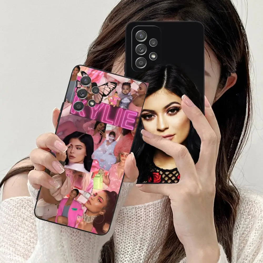 

Чехол для мобильного телефона Kylie Jenner для Samsung Galaxy A56 55 54 53 52 51 36 35 34 23 16 15 5G Красочный чехол Pretty Cover