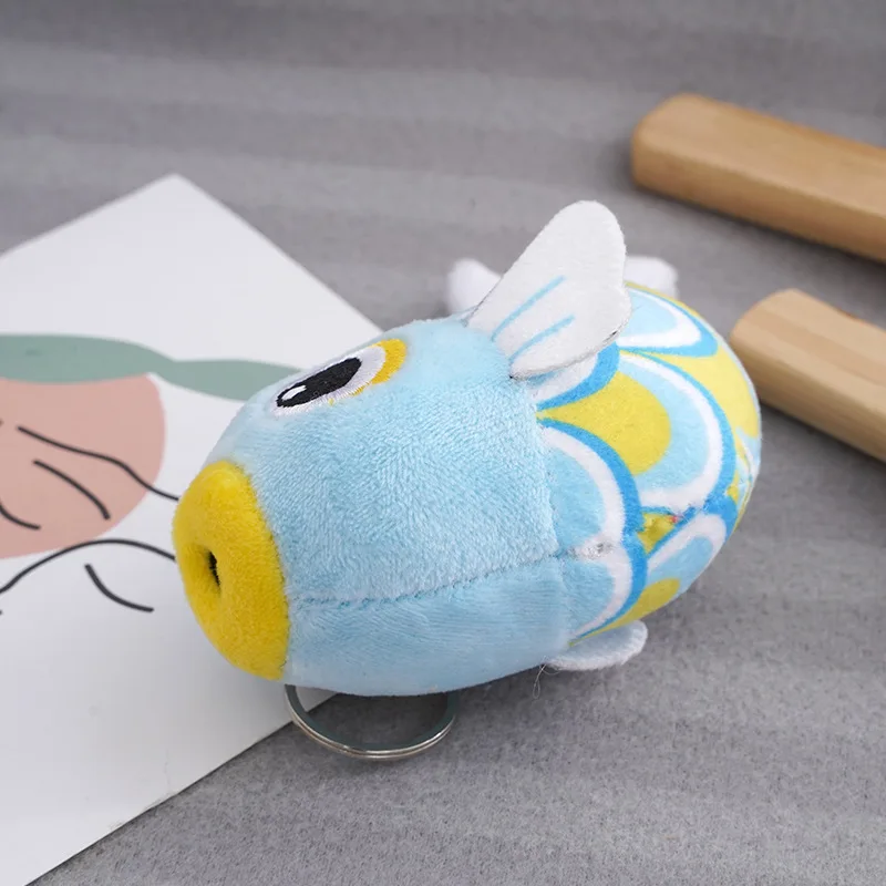 1 stücke 9CM Neue Fisch Kleine Stofftier Geschenk Dekoration Plüsch Spielzeug Puppe Kreative Schul Auto Charme Schlüsselbund kinder Plüsch Spielzeug