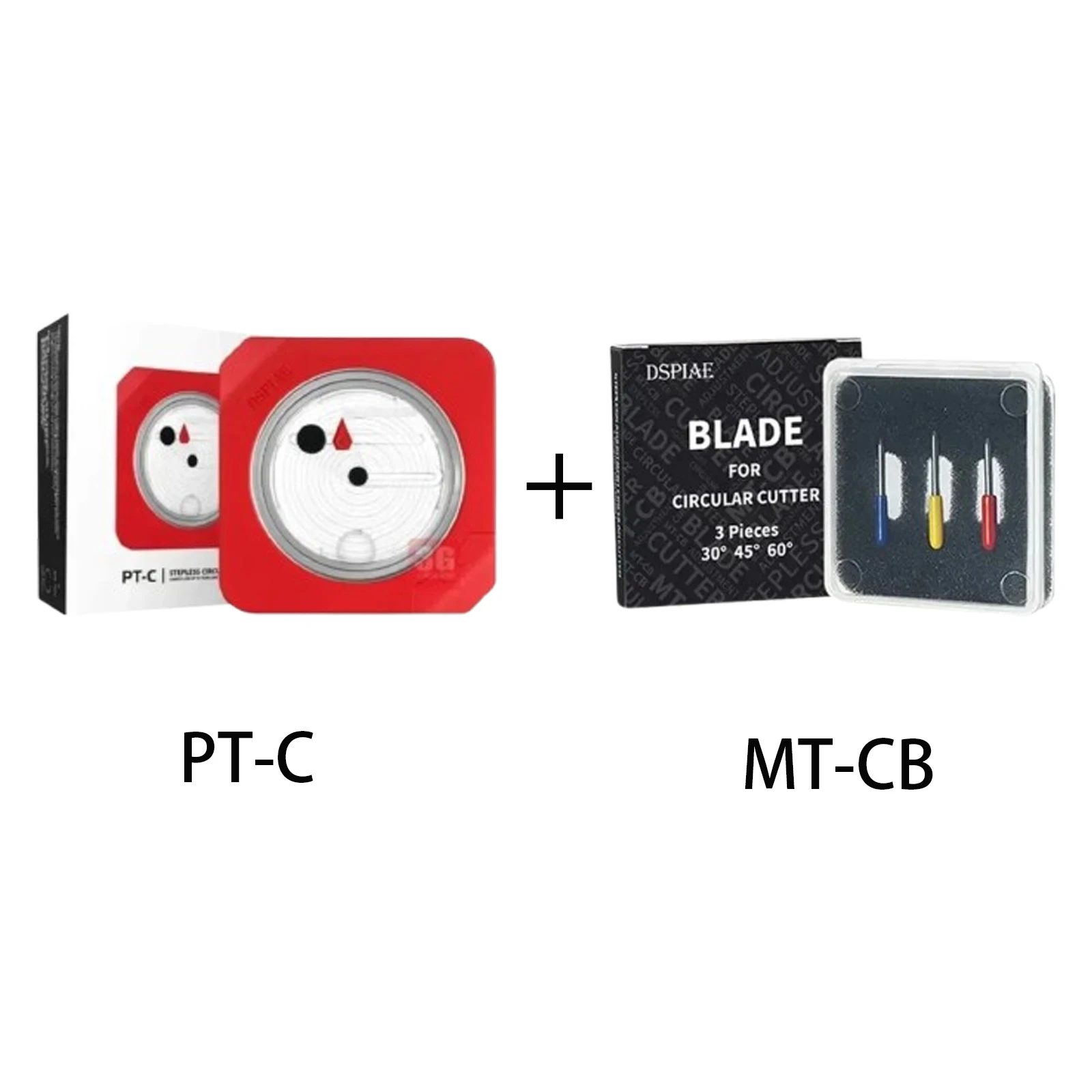 DSPIAE PT-C Geïntegreerde Ronde Cutter Verstelbare Snijmes 1-50mm Cirkel met Mes voor Gundam Modelbouw DIY Hobby Gereedschap