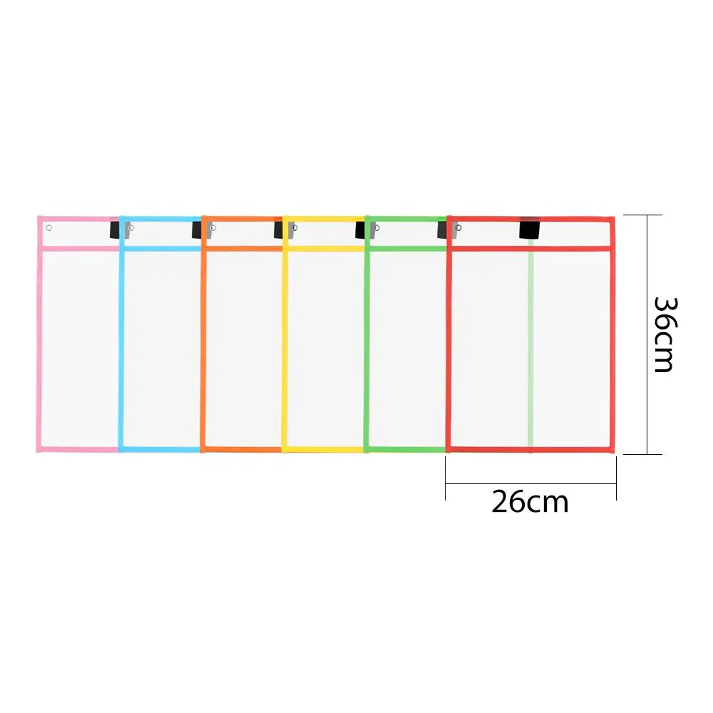 Graffiti Office Reusable Stationery Writing Tool Drawing Board Dry Wipe Bag Teaching Supplies File Pocket
