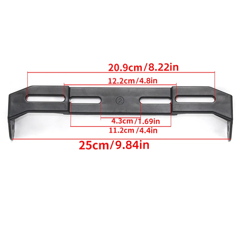 حامل لوحة ترخيص الدراجة النارية مع فيلم عاكس لوحة ترخيص السيارة الكهربائية تركيب قوس أجزاء تعديل موتو #2