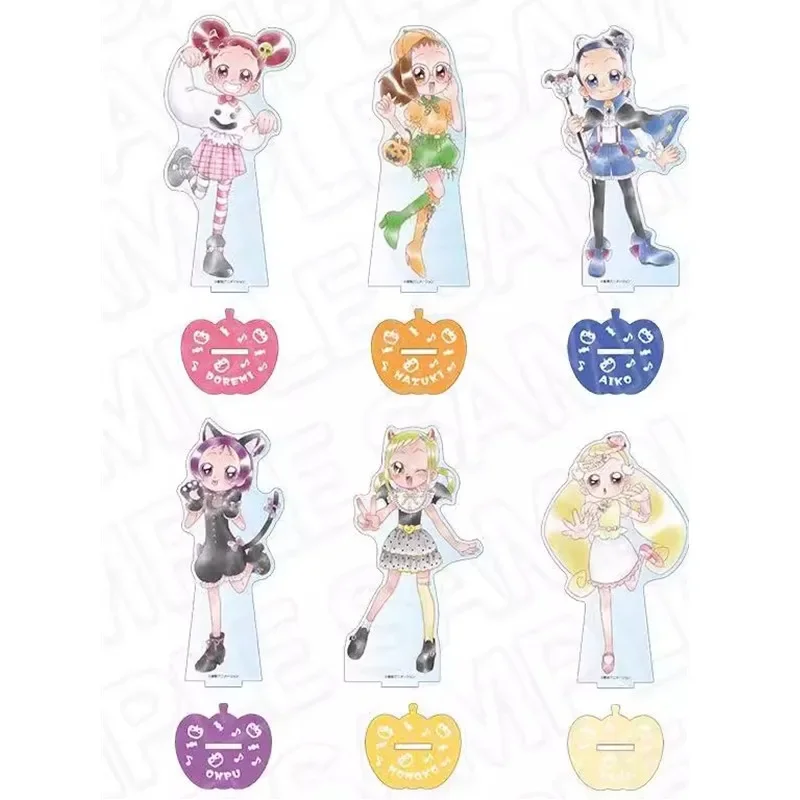 Game Magical Ojamajo Doremi Acrylic Stand Doll Anime Hazuki Hana Onpu Aiko Momoko Figure Model Plate Cosplay Toy for Gift