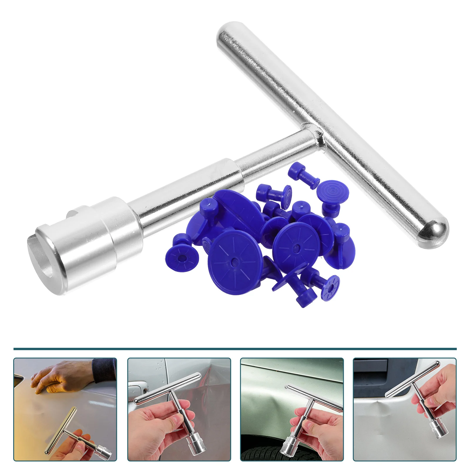 

1 Set Dent Remover Tool For Car Dent Puller Pull Tabs Automotive Dent Repair For Metal Surface Dent Puller Tool