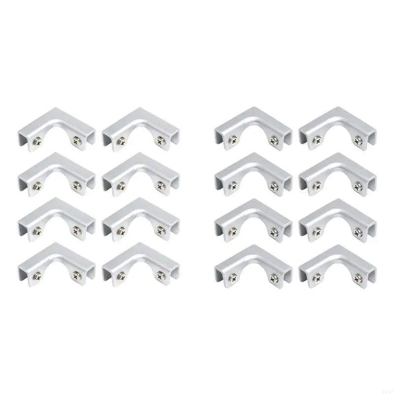 L74C Pack Of 8 Aluminum Tile Connectors Tile Joiners Stable for Simple Installation