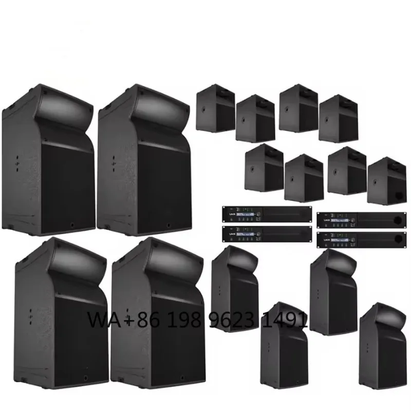 High Power Pro Bundle Multi-Speaker Subwoofer Amplifier Combo Outdoor Party System
