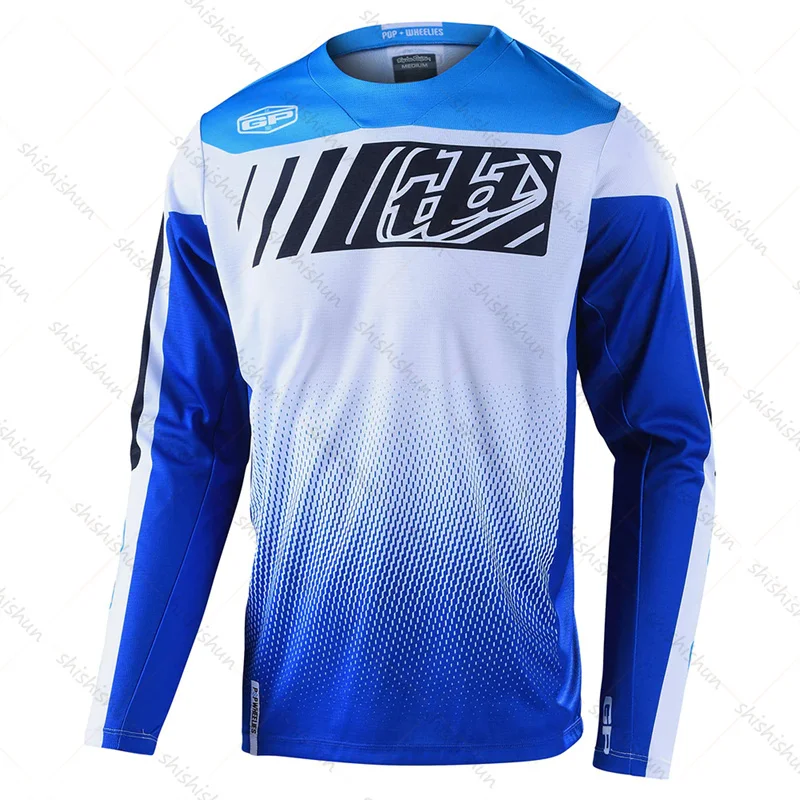 Men\'s Downhill Long Sleeve Cycling Jersey MTB Mountain Bike T-Shirt DH Motorcycle Enduro Jersey Motorcycle Sportswear