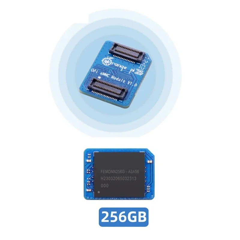 

Модуль A92Z EMMC 256 ГБ 3D NAND для быстрой считывания и записи скоростей для Orange Pi 5 Plus/Pro/Max/Ultra 4A RV2 3B