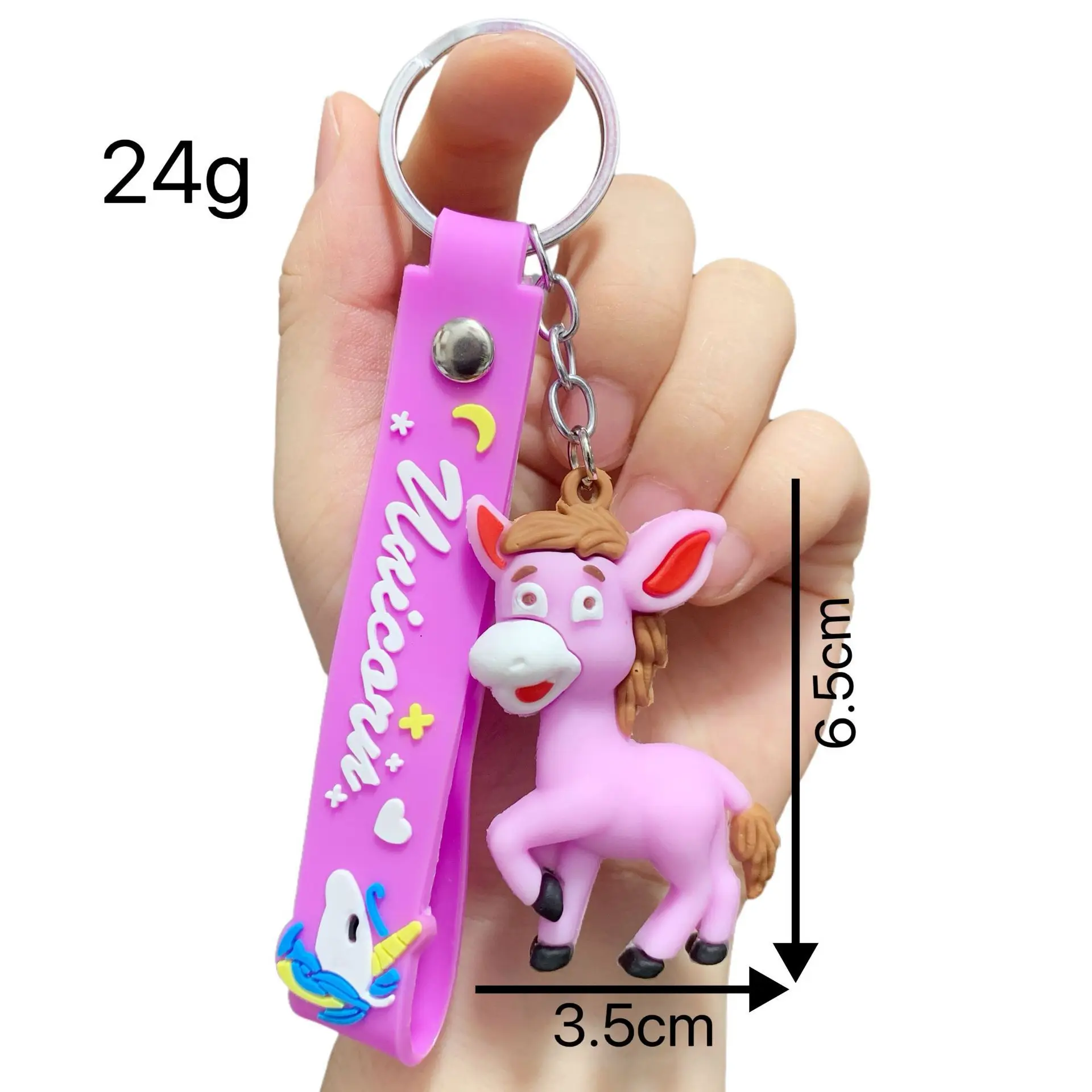 4 قطعة السنة الجديدة 2026 الحصان المفاتيح اللعب Kawaii أنيمي Diy بها بنفسك حقيبة الظهر قلادة الاطفال هدايا عيد الميلاد