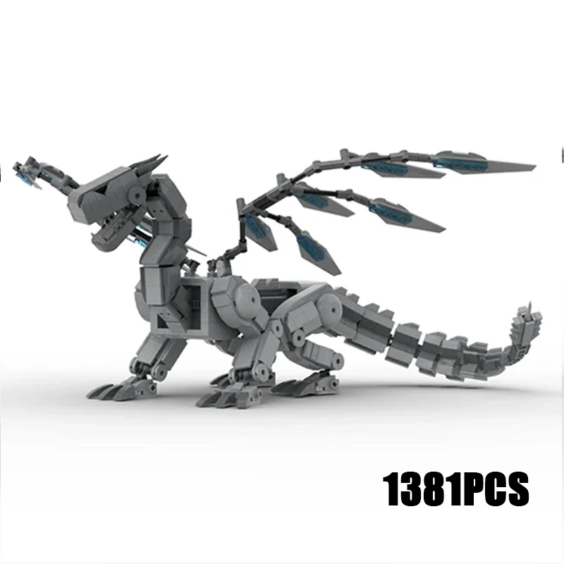 Moc Building Bricks Mecha Model Powerful Mecha Dragon Technology Modular Block Holiday Gifts Toys For Children DIY Sets Assembly