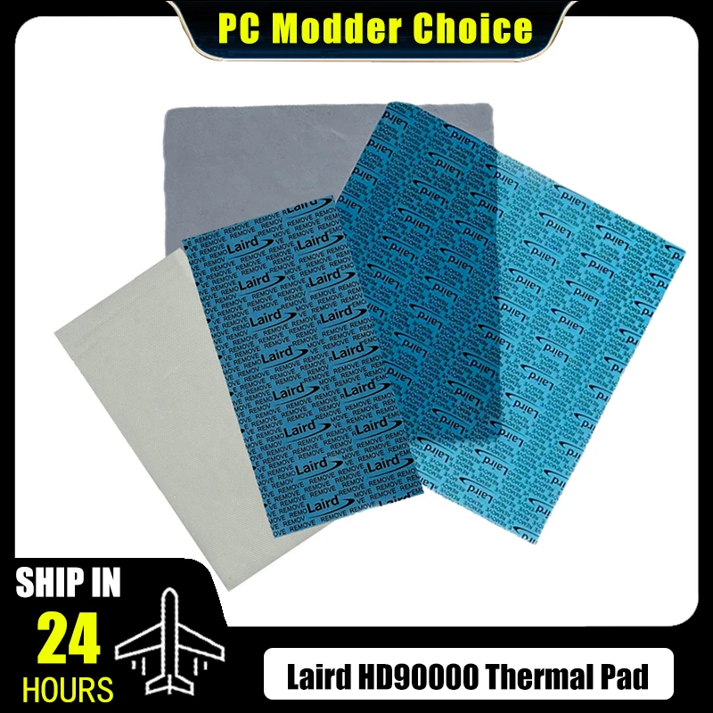 

Термопрокладка Laird HD90000 7.5W/mk для RAM/M2/CPU/GPU VRAM 0.5/1.0/1.5/2.0 мм, мягкая, 80x40 мм, 100x100 мм