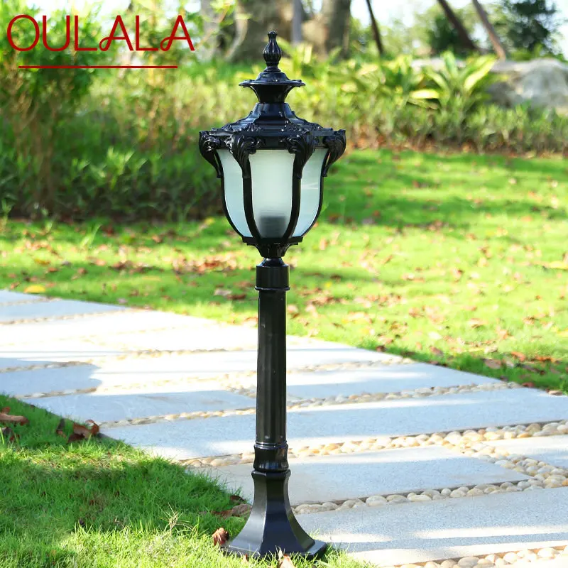 

OULALA Outdoor Lawn Light LED Retro Garden Lamp Waterproof IP65 Home Decor for Courtyard Villa Fixture