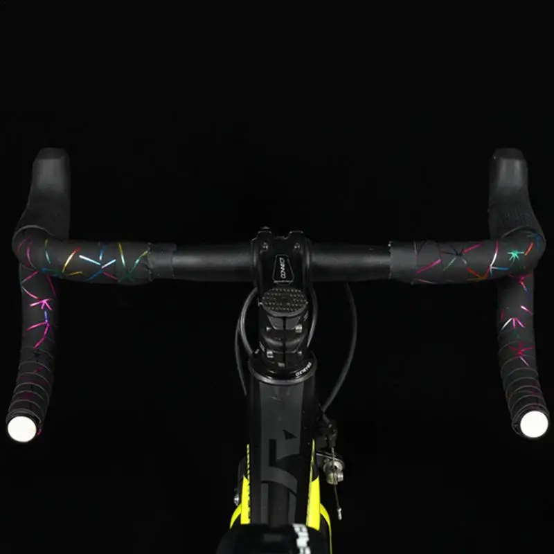 Cycling Handlebar Tape Colorful Cycling Handlebar Grip Wraps Cycling Accessories with Geometric Patterns for Outdoor Adventure