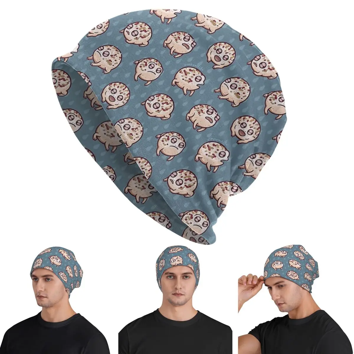 

Desert Rain Frog Skullies Beanies Hats Warm Autumn Winter Outdoor Cap Knitted Bonnet Caps for Men Women Adult