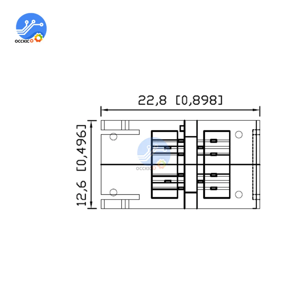 SOT23-3-6L-1.7 IC โปรแกรมเมอร์อะแดปเตอร์ชิปซ็อกเก็ตทดสอบการเผาไหม้ที่นั่งติดตั้งพลาสติกกว้าง1.7มม.