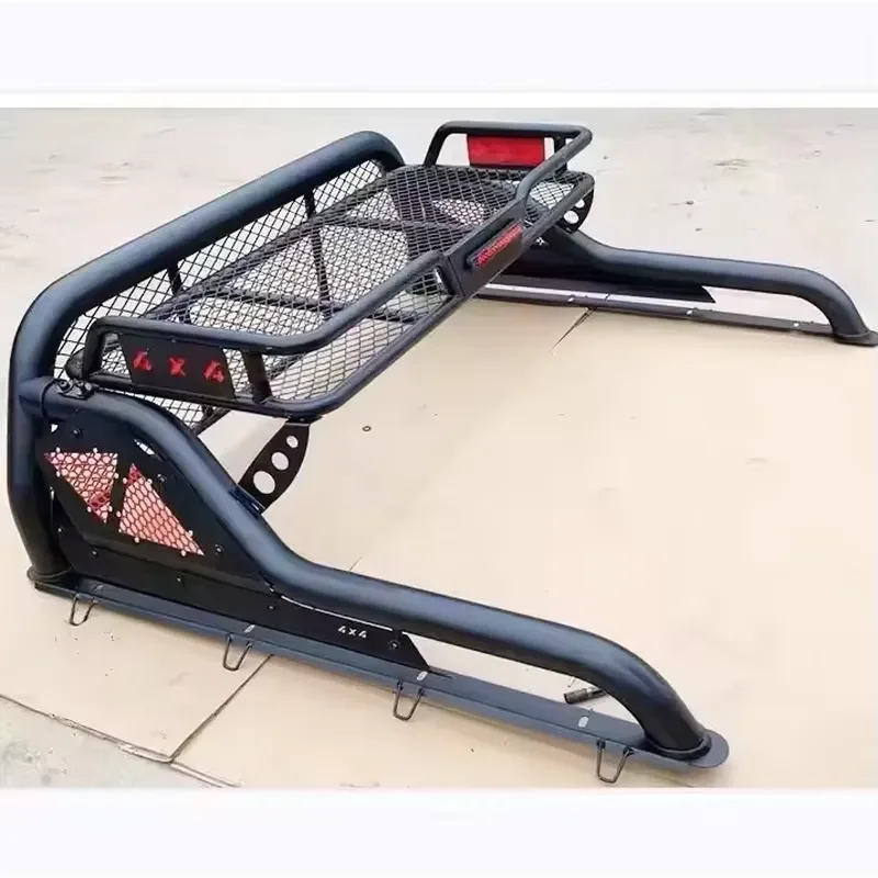 Heavy Duty Steel Roll Cage for 4x4 Pickup Trucks Universal Fit Off Road Protection Bar Durable Design Enhanced Safety