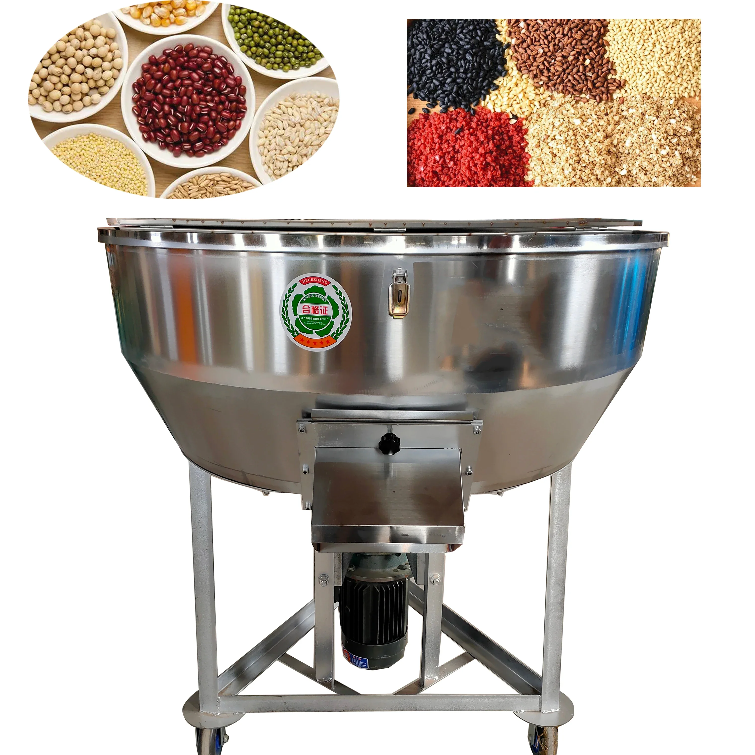 250KG Stainless Steel Animal Feed Mixer,Grain Mixer,Cattle And Wheat Flour Mixer