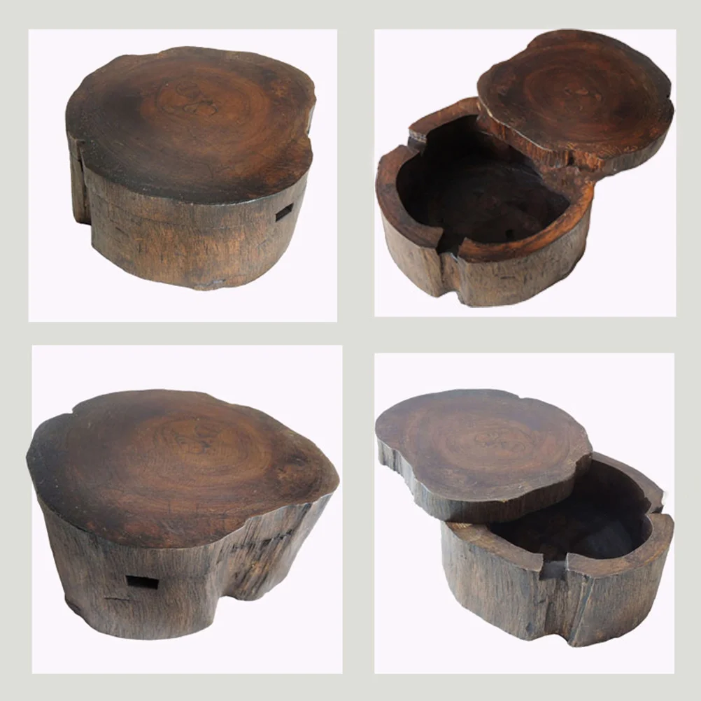 

Solid Wood Ashtray Ornament Cigar Creative Southeast Asia Cigarette Smoking Wooden