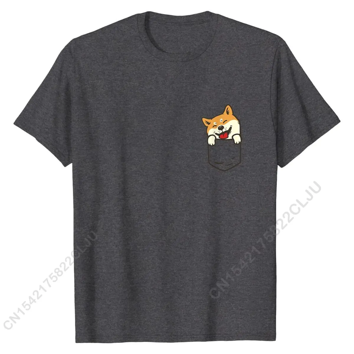 Cute Shiba Inu In Your Pocket Akita Dog Lover Owner Gift T-Shirt Coupons Mens T Shirts Cotton T Shirt Casual