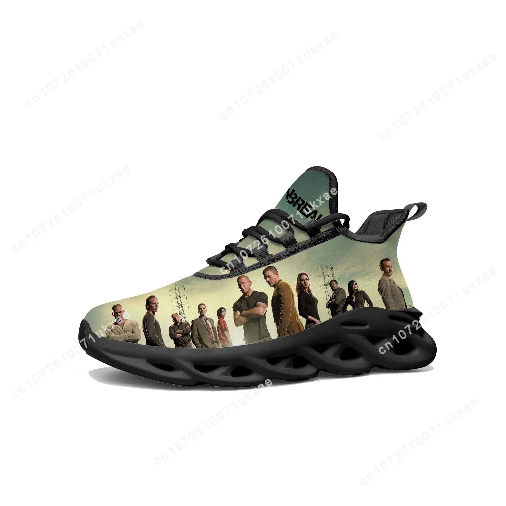 Prison Break Flats Sneakers Mens Womens Sports Running Shoes High Quality Sneaker Lace Up Mesh Footwear custom made Shoe