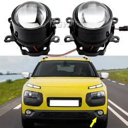 Brandnew 3.0inch Adjustment Bracket Bi-Xenon Fog Light Waterproof Projector Lens for Citroen C4 Cactus 2015 2016 2017 2018 2019