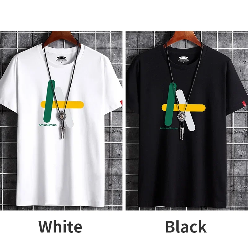 

Pack of 2 Men's t-shirts Summer Casual Comfortable Sports T-shirts O-Neck Short sleeve Oversize T-shirt Hip-Hop Couple Y2k tops