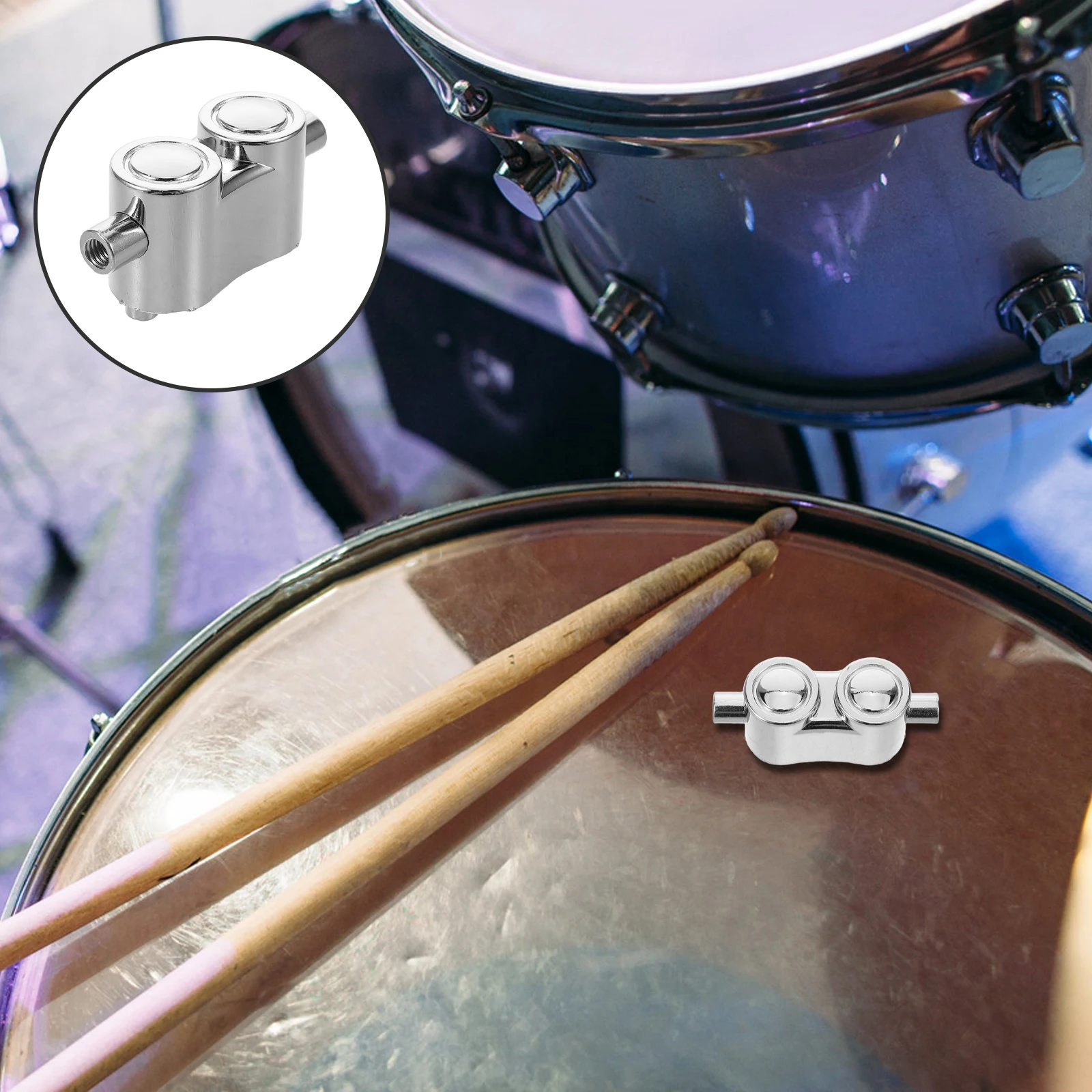 

1 Set Metal Snare Drum Lugs Replacement Hardware Parts Connector Screws Enhanced Stability Durable Performance Stage Home Use