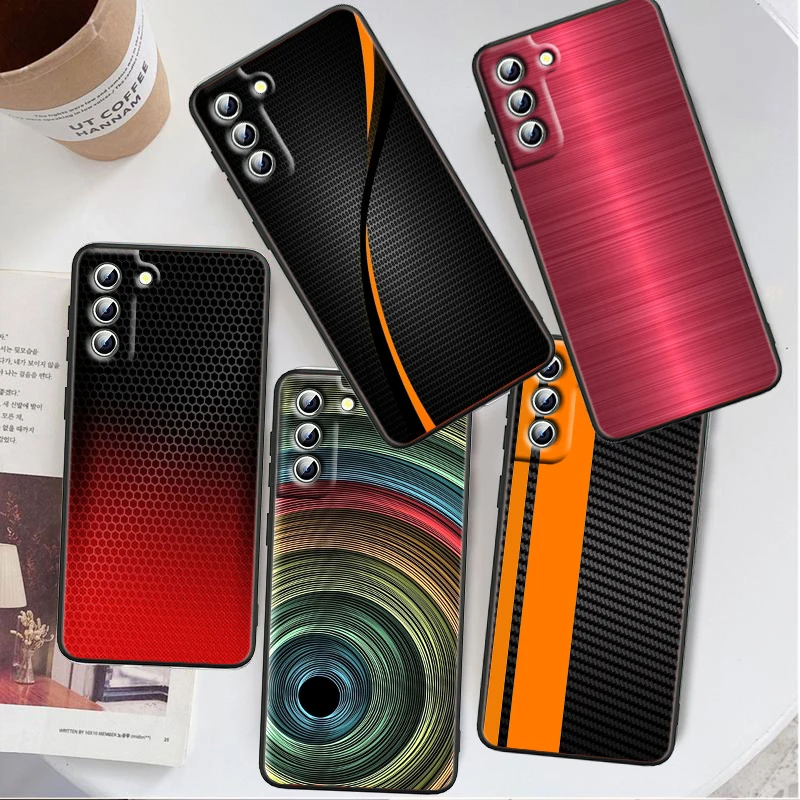 

Carbon Fiber Art Luxury For Samsung Galaxy S24 S23 S22 S21 S20 FE S10 S10E Plus Ultra Pro Lite 5G Black Funda Phone Case