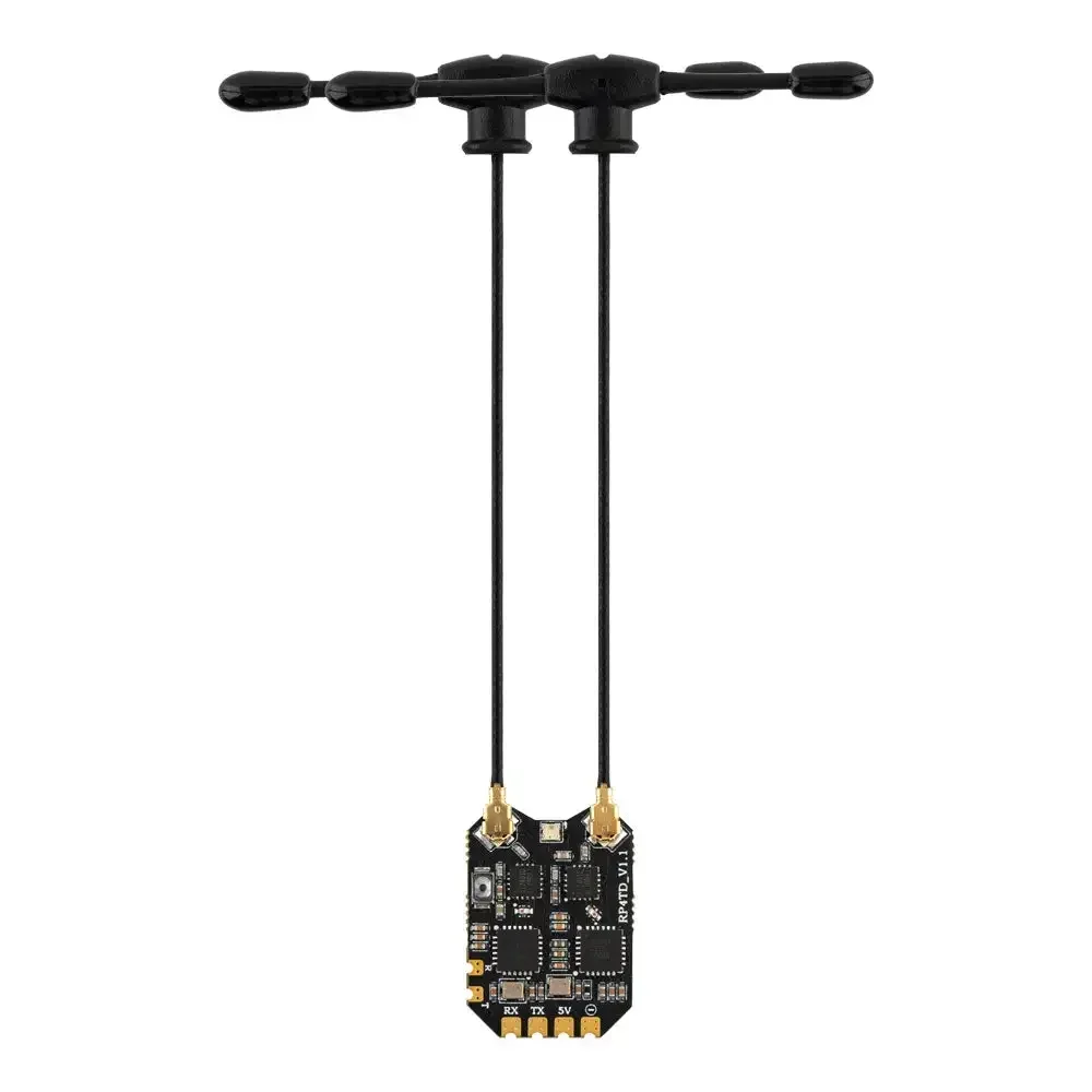 RadioMaster-ExpressLRS Diversidade Receptor, Dual TCXO para Avião RC, Drones FPV, ELRS, 2.4GHz, construído em Wi-Fi, DIY Peças, RP4TD