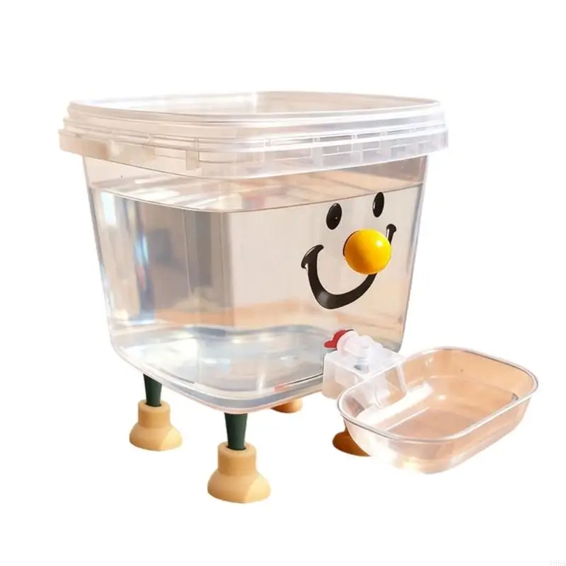Large Capacity Water Fountain With Auto Refill Function Travel Friendly Waterer 