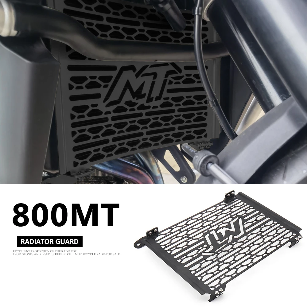 

Motorcycle Accessories For CFMOTO 800 MT 800 mt 800MT 800mt Radiator Guard Grille Protector Cover Black 2021 2022 2023