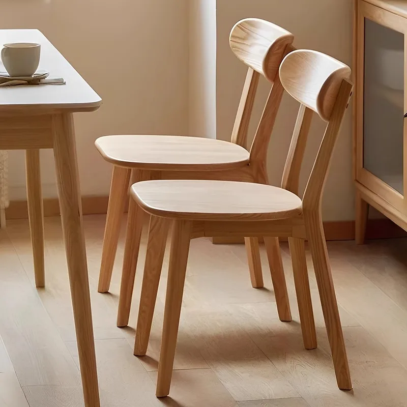 

Chair Home Dining Chair Log Catering Commercial Back Chair Casual Dressing Stool