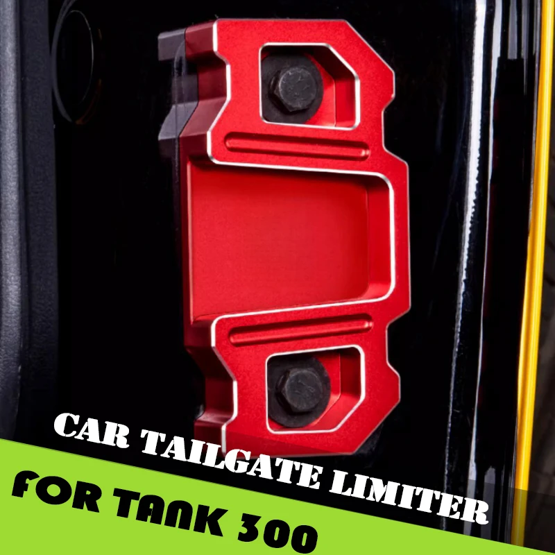 

Fit for GWM Tank 300 Car Tailgate Limiter Modified Anti-Sound Insulation Reinforced Rear Door Lock Car Upgrade Accessories