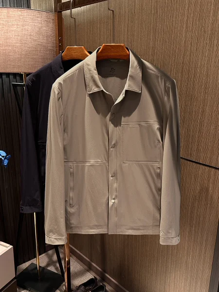 

Мужская весенняя куртка Ele: высококачественная, тонкая, комфортная, однотонная, приталенная, повседневная верхняя одежда из нейлоновой ткани